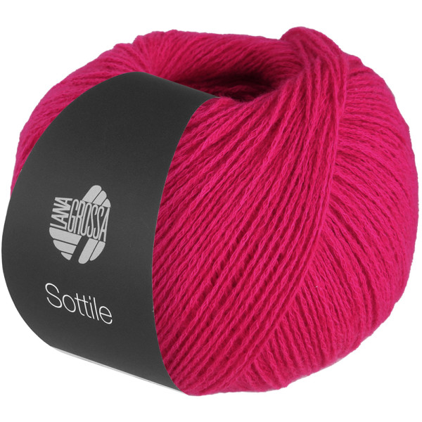 Lana Grossa Sottile 005 Himbeerrot 50g