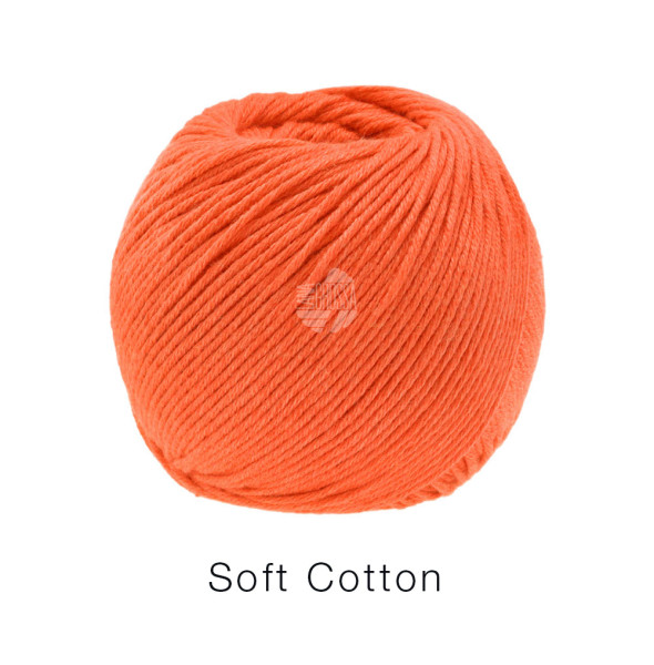Lana Grossa Soft Cotton 027 Leuchtorange 