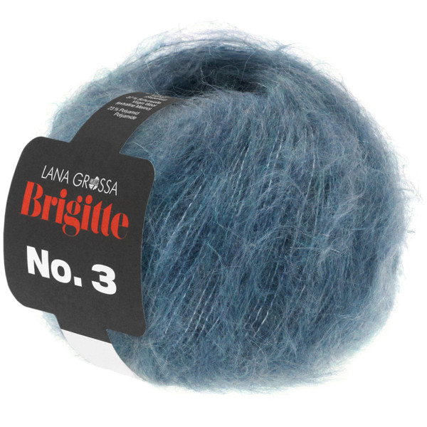 Lana Grossa Brigitte No.3 050 Taubenblau 25g