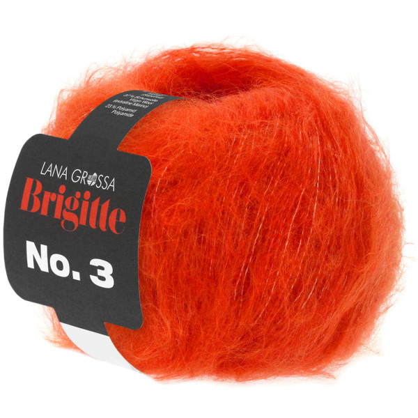 Lana Grossa Brigitte No.3 054 Feuerrot 25g