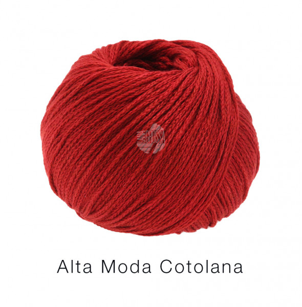 Lana Grossa Alta Moda Cotolana 005 Weinrot 50g