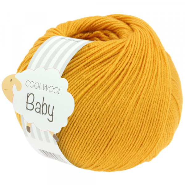 Lana Grossa Cool Wool Baby 280 Safrangelb 50g