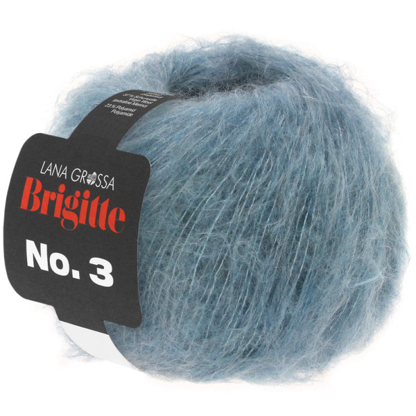 Lana Grossa Brigitte No.3 049 Rauchblau 25g