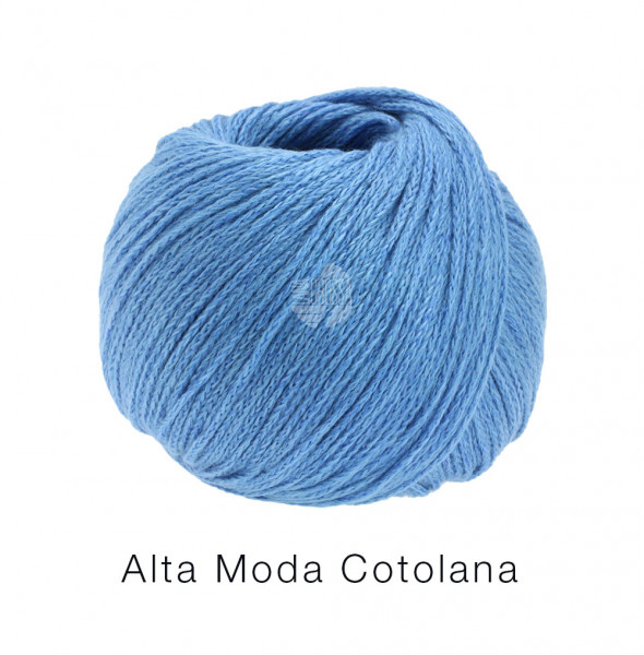 Lana Grossa Alta Moda Cotolana 015 Blau 50g