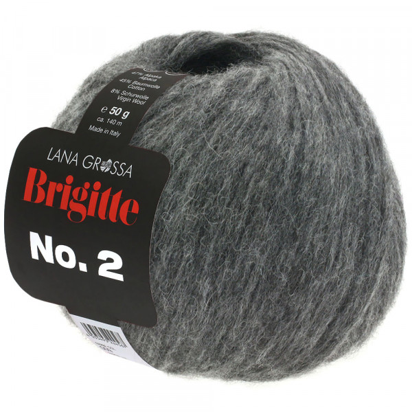 Lana Grossa BRIGITTE NO.2 024 Anthrazit 50g