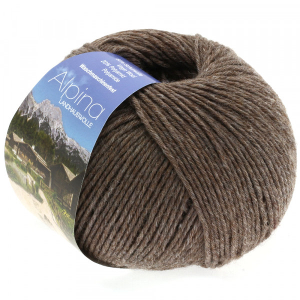 Lana Grossa Alpina Landhauswolle 002 Taupe 100g