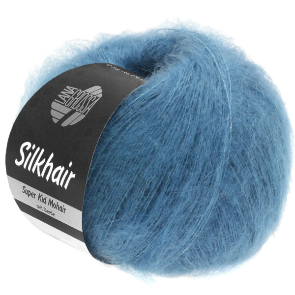 Lana Grossa Silkhair 103 Jeansblau 