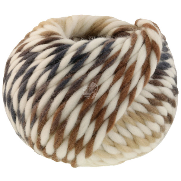 Lana Grossa Dolce 001 Rohweiß/Beige/Nougat/Grau