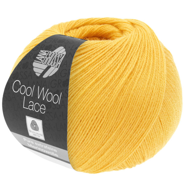 Lana Grossa Cool Wool Lace 037 Gelb