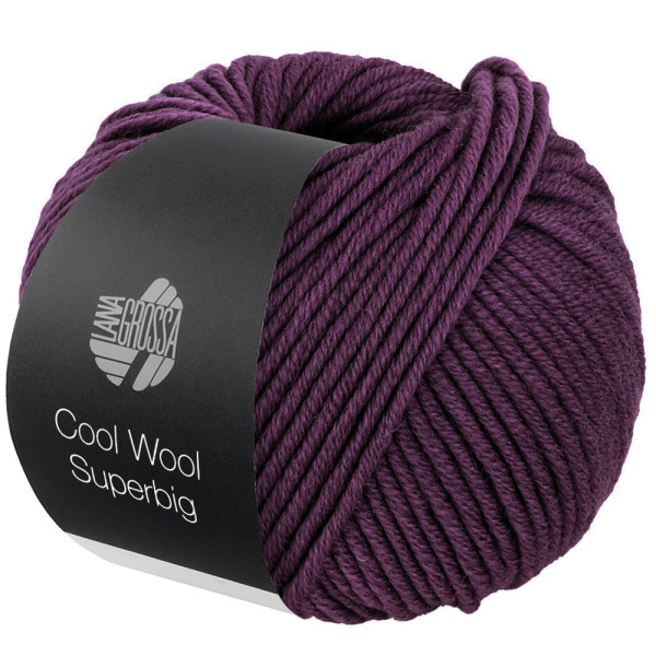 Lana Grossa Cool Wool Superbig 013 Aubergine 50g