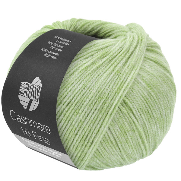 Lana Grossa Cashmere 16 Fine 067 Weißgrün