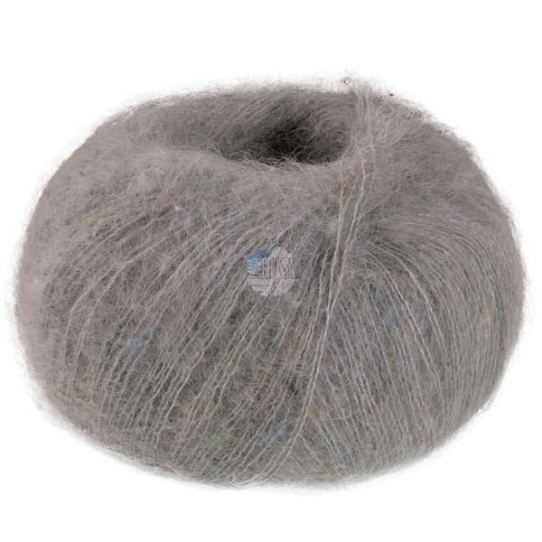 Lana Grossa Natural Superkid Tweed 636 Mausgrau