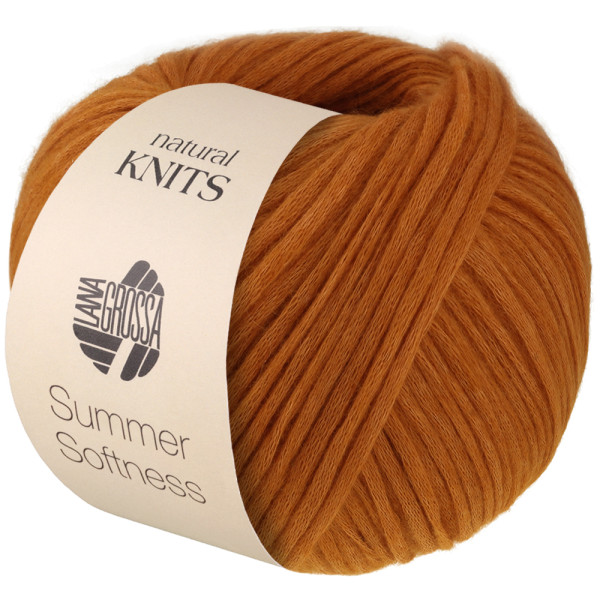 Lana Grossa Summer Softness 022 Braunorange 50g