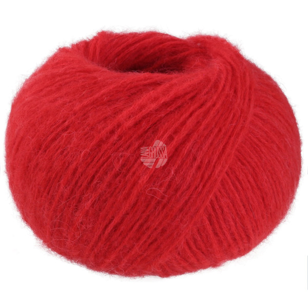 Lana Grossa Nebbia 002 Leuchtendrot 50g