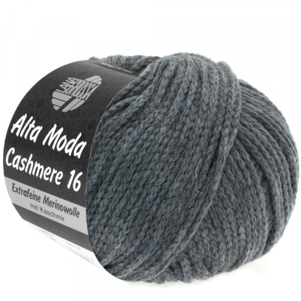 Lana Grossa Alta Moda Cashmere 16 025 Dunkelgrau 50g