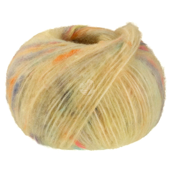 Lana Grossa Cassata 009 Blass-/Zitrusgelb/Altrosa/Graublau/-violett