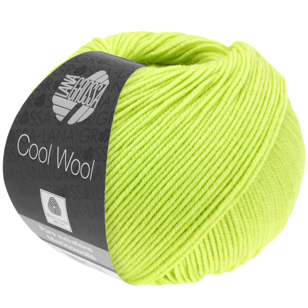 Lana Grossa Cool Wool 2000 2089 Gelbgrün 50g