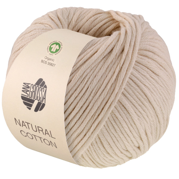 Lana Grossa Natural Cotton Gots 018 Eierschale