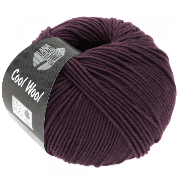 Lana Grossa Cool Wool 2000 2047 Weinrot 50g