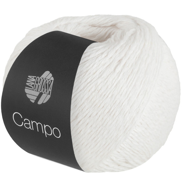 Lana Grossa Campo 001 Weiß 50g