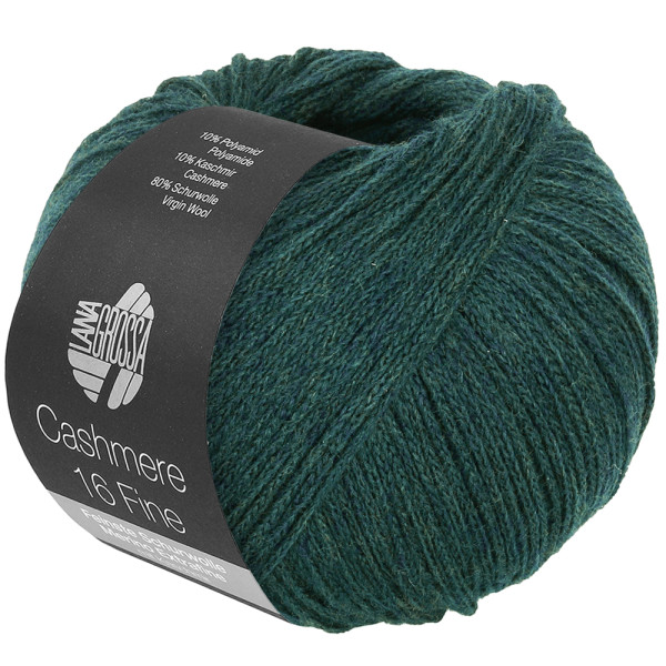 Lana Grossa Cashmere 16 Fine 066 Tiefseegrün