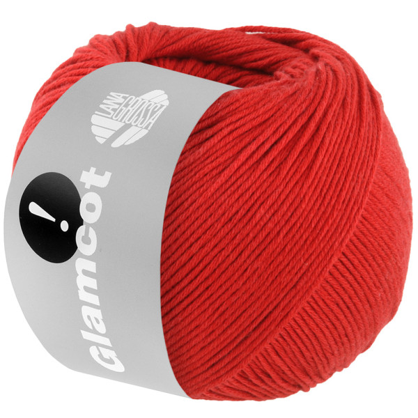 Lana Grossa Glamcot 005 Rot 50g