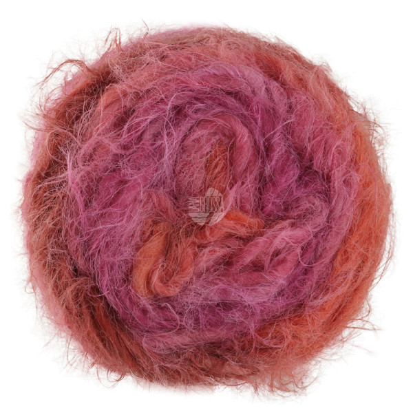 Lana Grossa Basta Mista 107 Rotviolett/Fuchsia/Altrosa/Weinrot/Burgund 50g