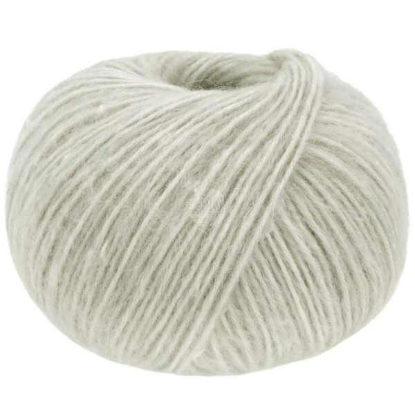 Lana Grossa Natural Alpaca Pelo 036 Rohweiß/Lichtgrau