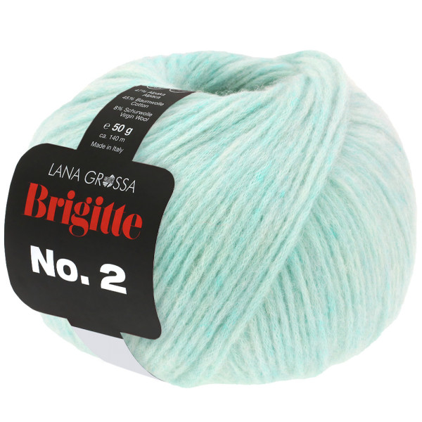 Lana Grossa Brigitte No.2 051 Eisblau 50g