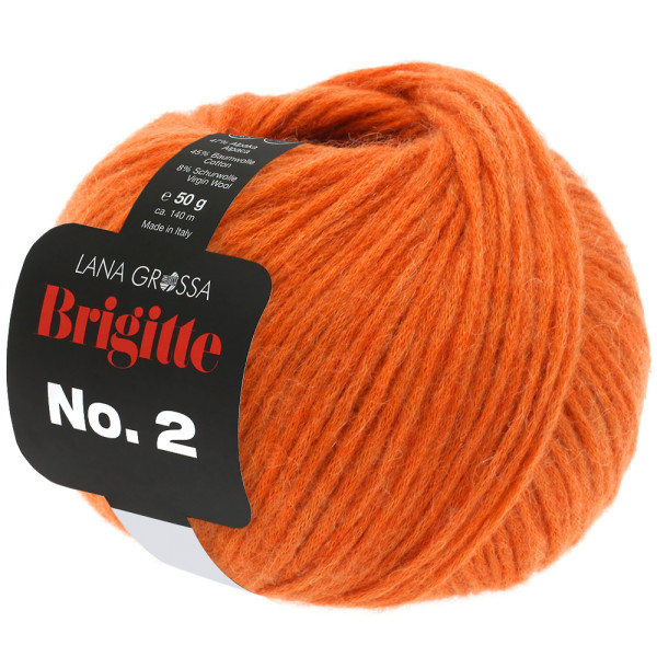 Lana Grossa Brigitte No.2 045 Mandarin 50g