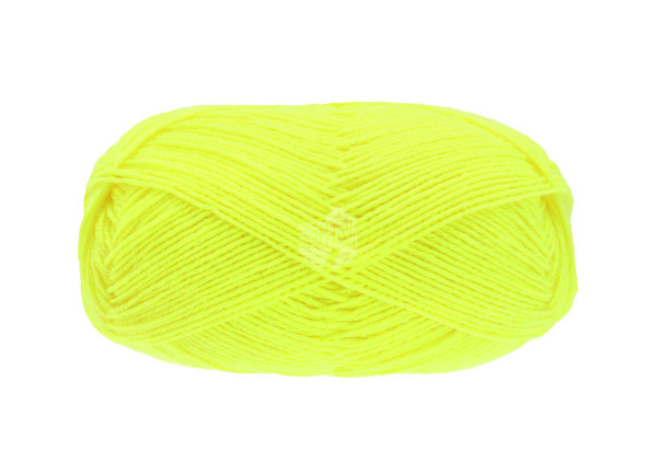 Lana Grossa Meilenweit 50 1392 Neon-Gelb 50g