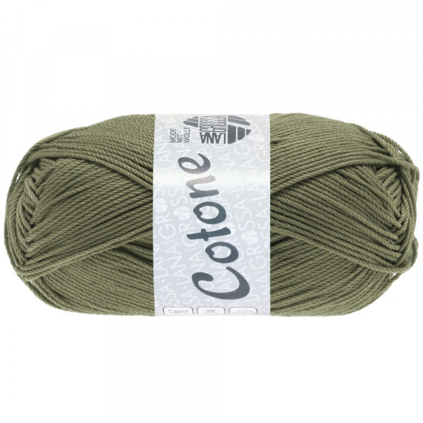 Lana Grossa Cotone 087 Oleandergrün 50g