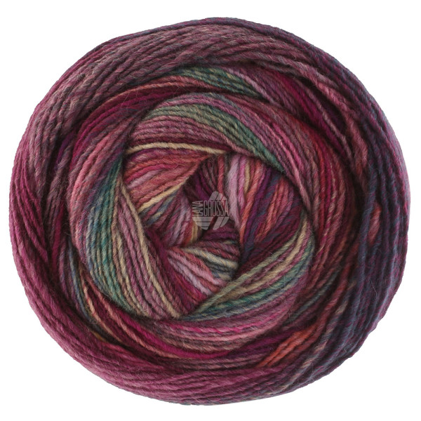 Lana Grossa Gomitolo Intenso 237 Zartgelb/Apricot/Grau/Rosa/Lila/Erika/Fuchsia/Aubergine200g