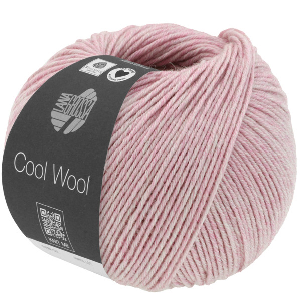 Lana Grossa Cool Wool 2000 Mélange 1401 Altrosa meliert 50g
