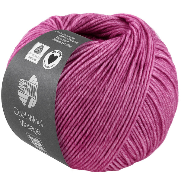 Lana Grossa Cool Wool Vintage 7389 Pink 50g