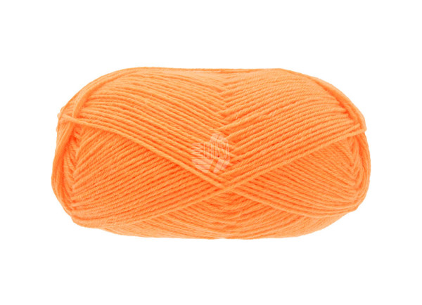 Lana Grossa Meilenweit 50 1396 Neon-Orange 50g