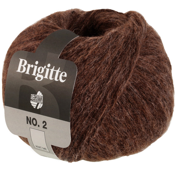 Lana Grossa Brigitte No.2 068 Schokobraun 50g