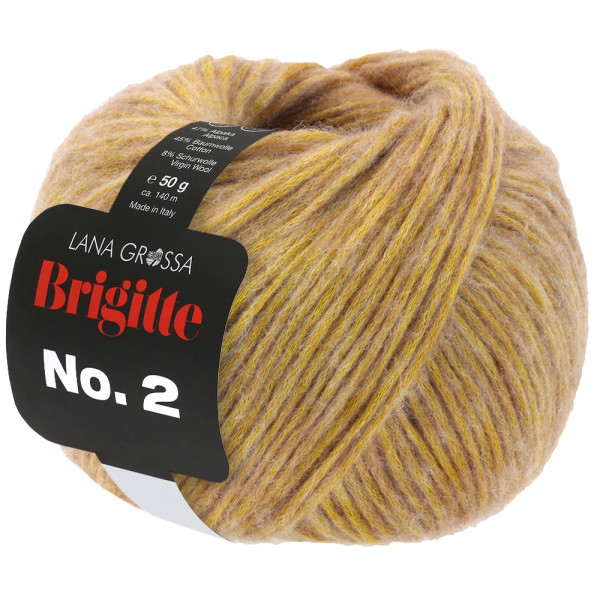 Lana Grossa Brigitte No.2 037 Sandgelb 50g