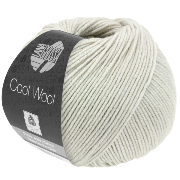 Lana Grossa Cool Wool 2000 Muschelgrau