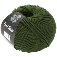 Lana Grossa Cool Wool 2000 2042 Dunkeloliv 50g Lana Grossa Cool Wool 2000 2042 Dunkeloliv 50g