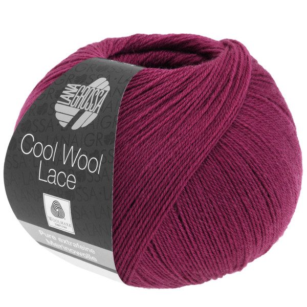 Lana Grossa Cool Wool Lace - Fuchsia