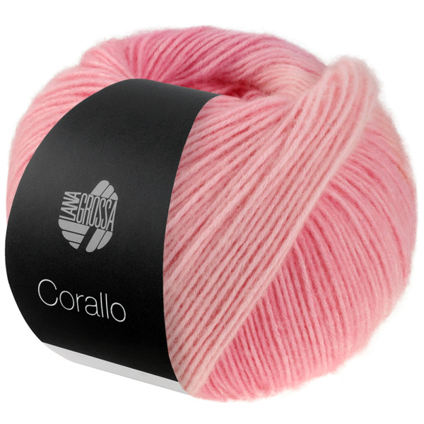 Lana Grossa Corallo 003 Zartrosa/Rosa 100g