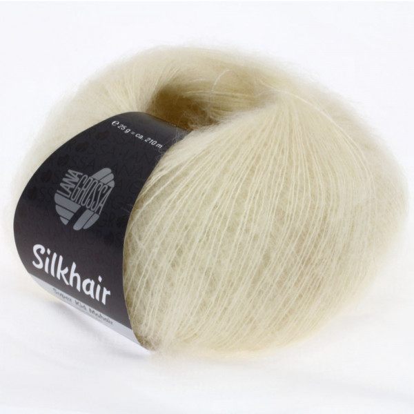 Lana Grossa Silkhair 052 Rohweiß 25g