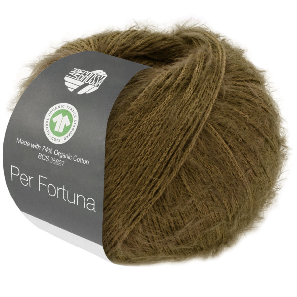 Lana Grossa Per Fortuna Gots 066 Braun 50g