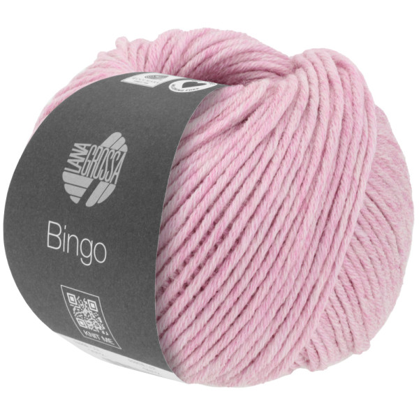 Lana Grossa Bingo Melange 1002 Rosa meliert 50g