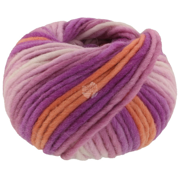 Lana Grossa Feltro Print 1313 Rotviolett/Altrosa/Mauve/Terrakotta