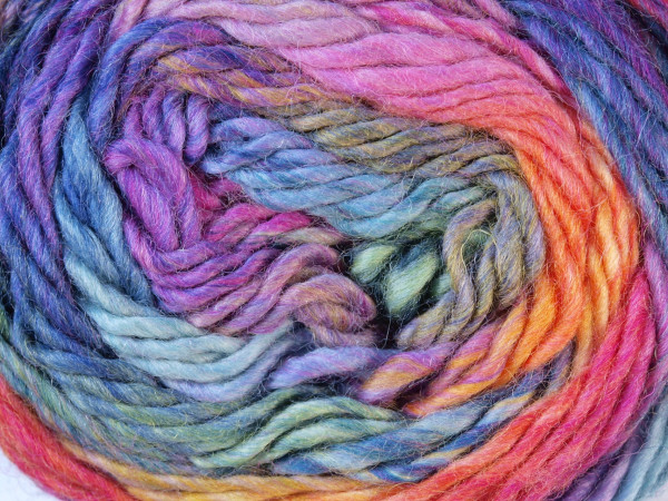 Lang Yarns Viva 154 Orange/Gelb/Pink/Lila 50g
