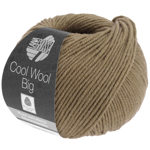 Lana Grossa Cool Wool Big 1011 Graubraun 50g