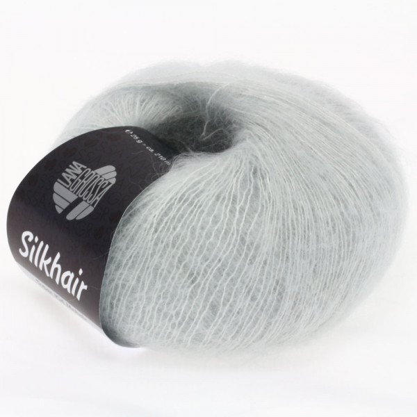 Lana Grossa Silkhair 041 Silbergrau 25g