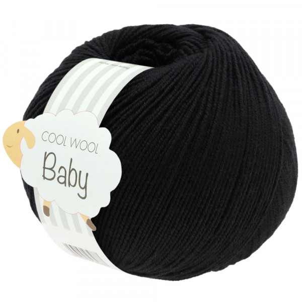 Lana Grossa Cool Wool Baby 278 Schwarz 50g